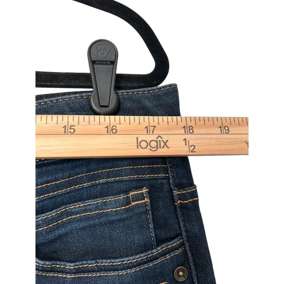 Democracy Ab Technology Jeans Womens Size 14 Faded Indigo Skinny Ankle Stretch - Picture 8 of 12